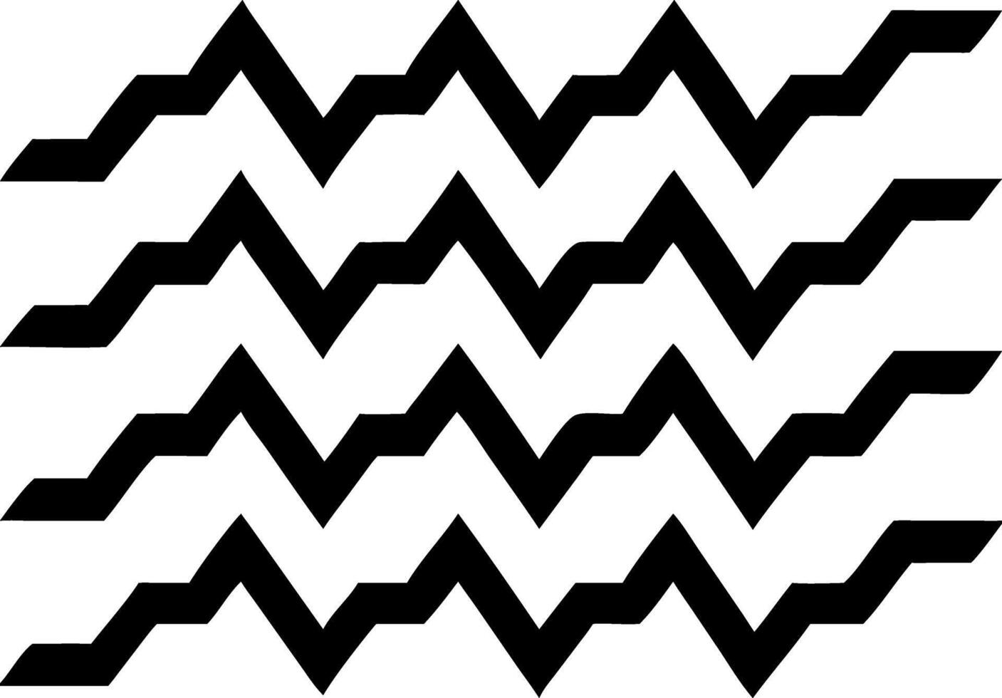 Geometric Zigzag Wave Pattern Abstract Design for Background and Textile Use vector