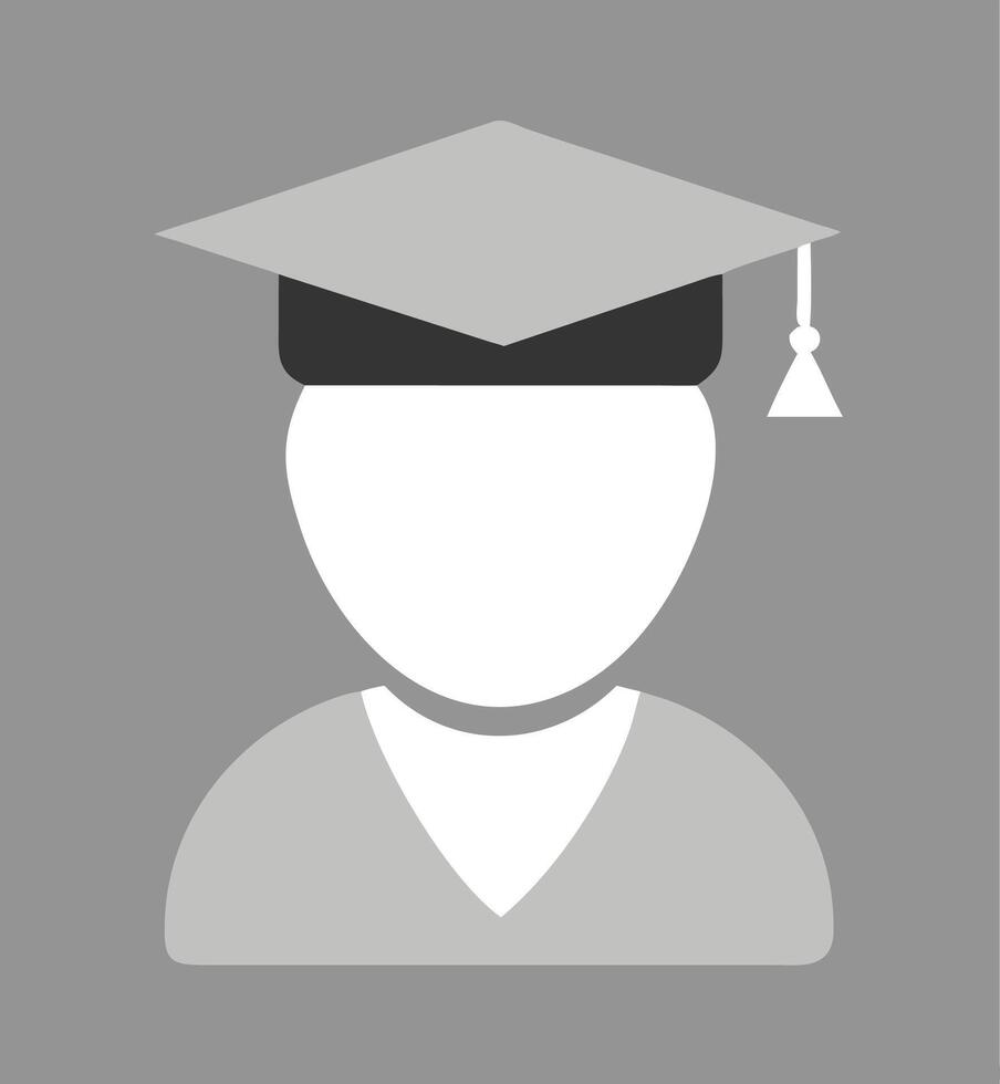 Graduation Cap Symbolizing Education Success and Academic Achievement vector