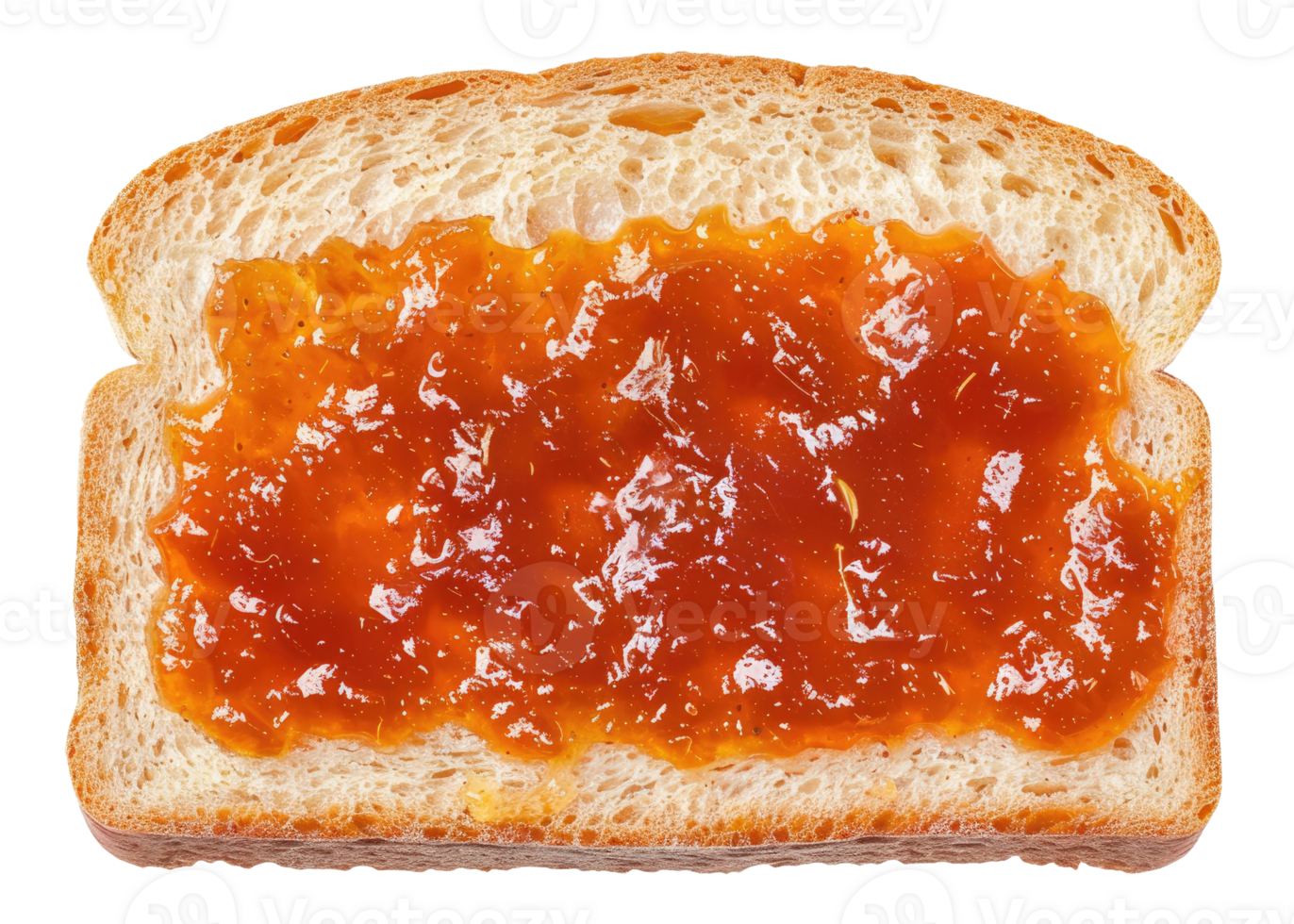 Bread with Peach Jam png