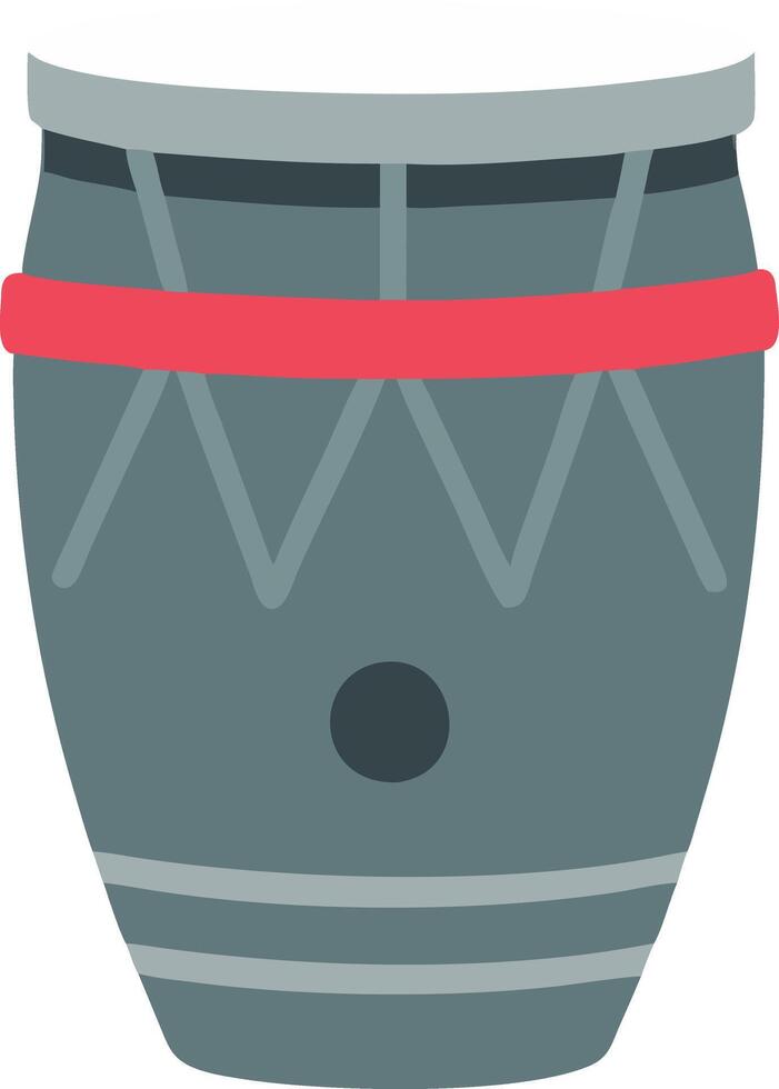 Illustration of Traditional Drum Percussion Musical Instrument vector