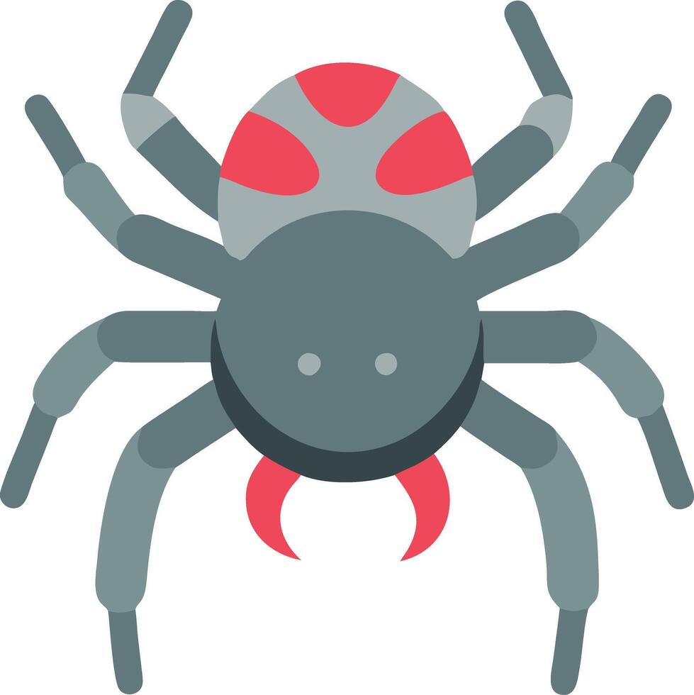 Colorful Geometric Spider Graphic for Educational Illustrations vector