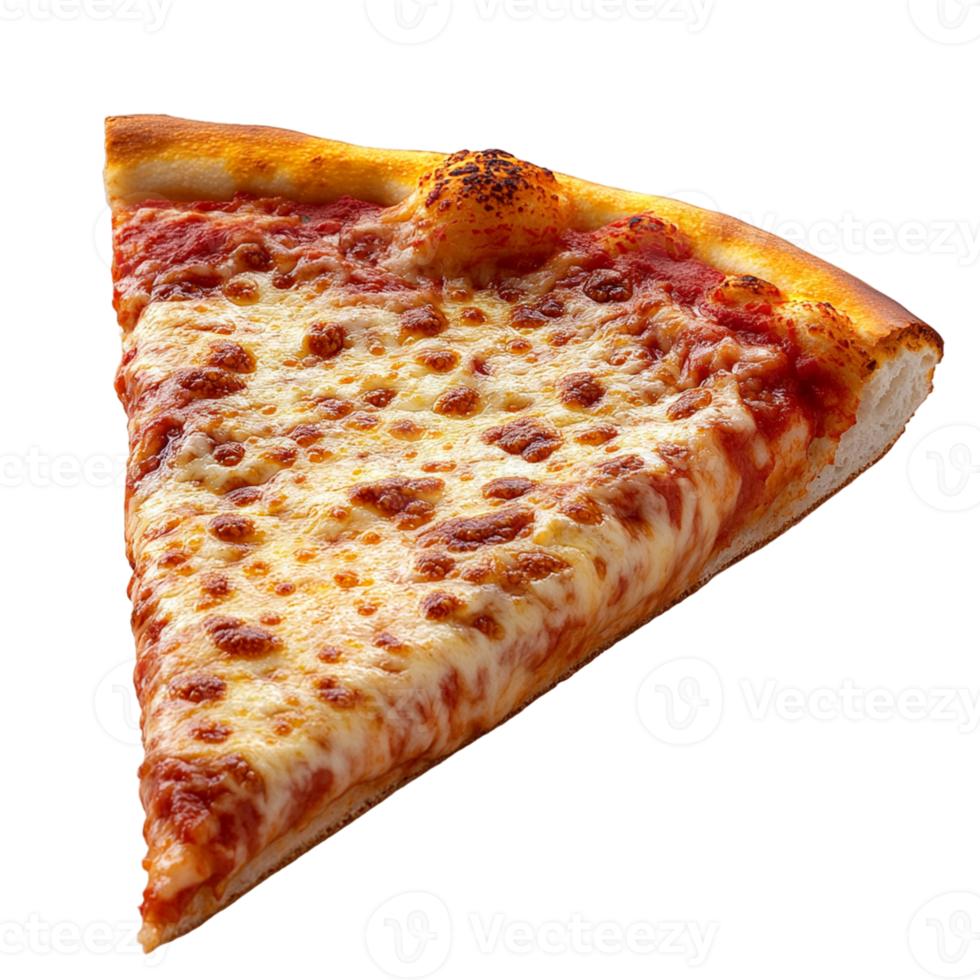 Yummy Pizza Slice Illustration with Transparent Background for Party Designs png