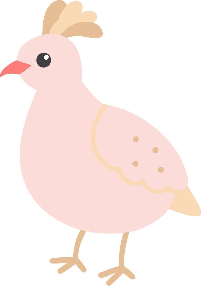 Cute Cartoon Bird Illustration with Colorful Design for Children's Decor and Education vector