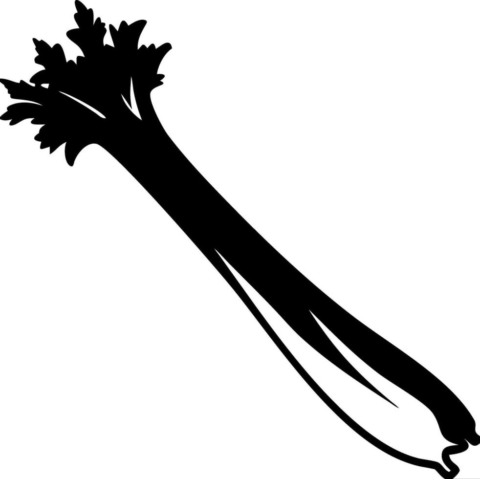 Fresh Celery Stalk Illustration for Healthy Cooking and Nutrition vector