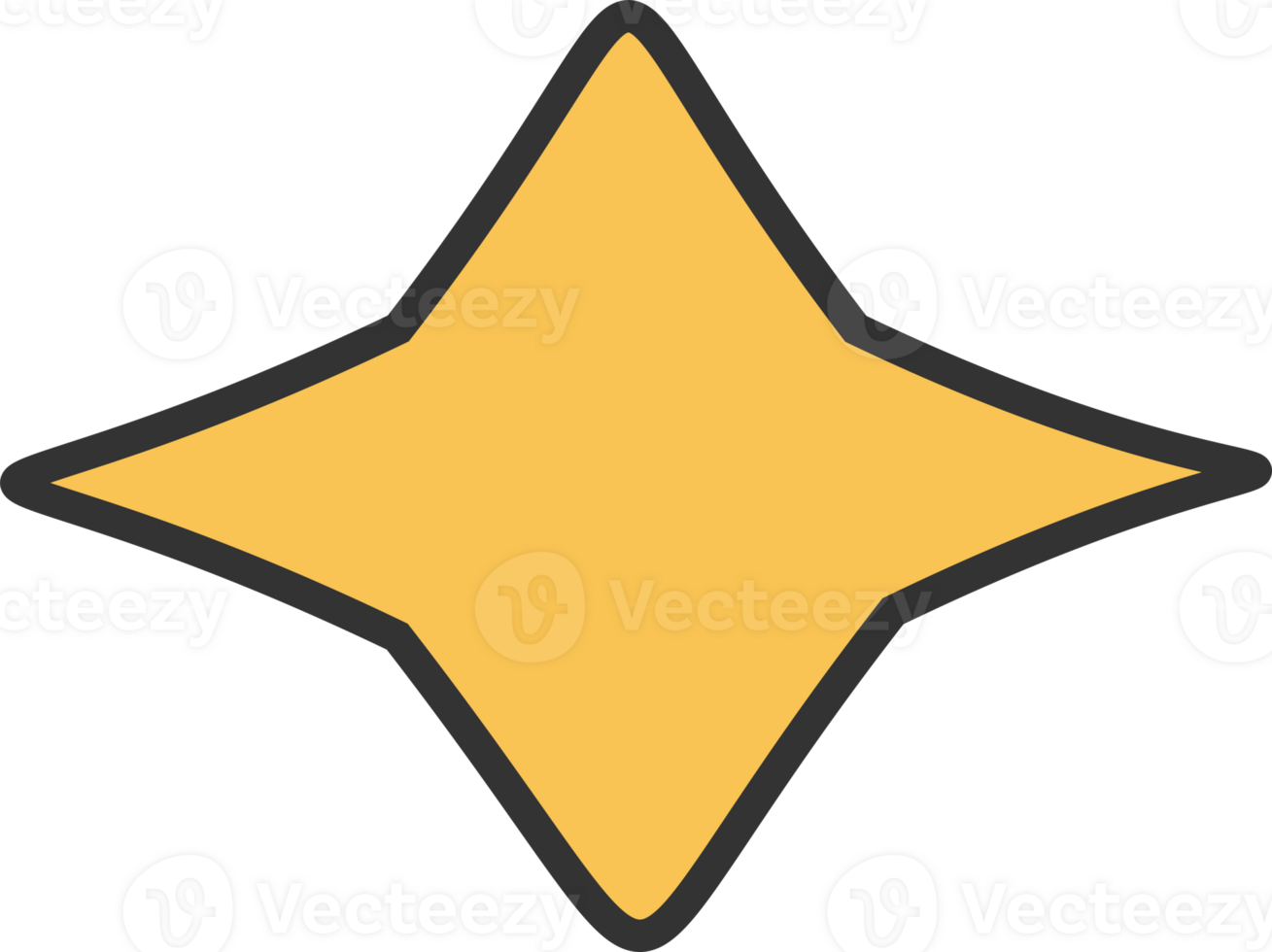Groovy Abstract Star png