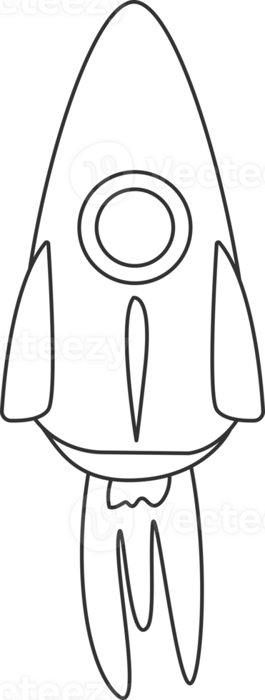 Groovy Contour Rocket png