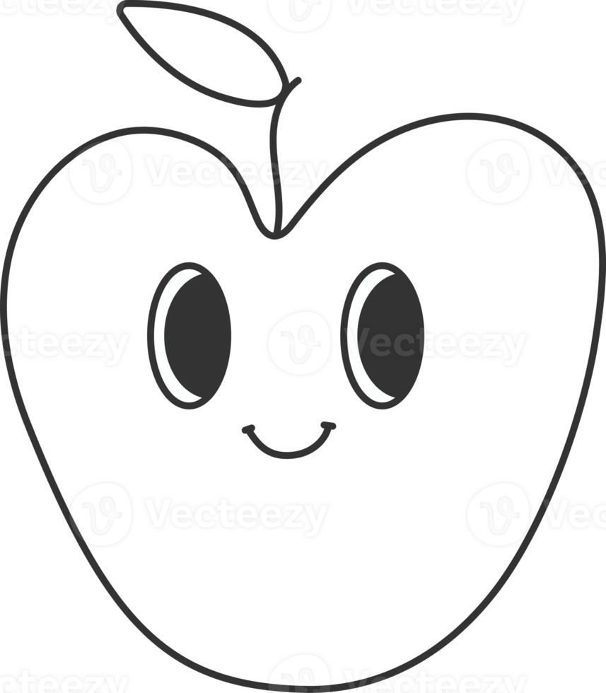 Contour Apple Face png