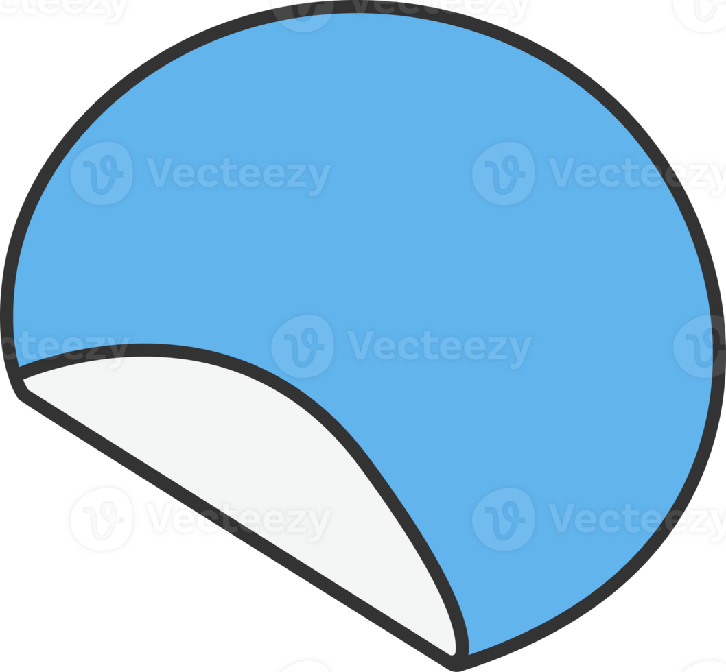 Groovy Circle Sticker png