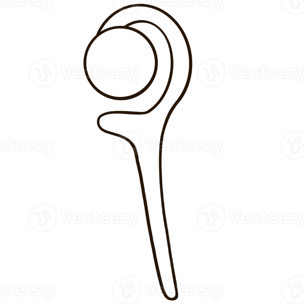 Black and white drawing of a wizard's staff png