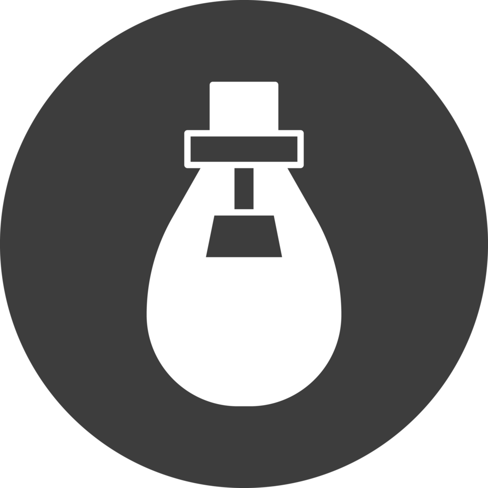 light bulb icon in black circle png