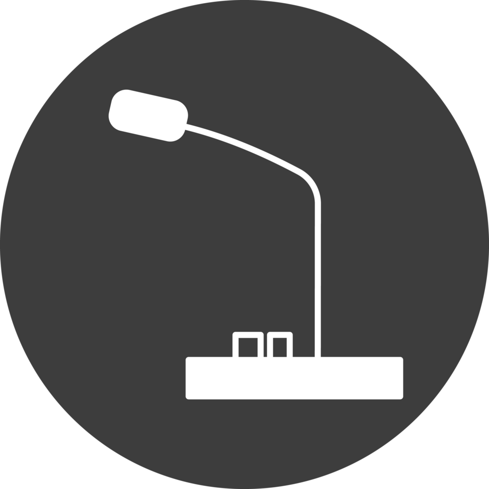 microphone icon in black circle png