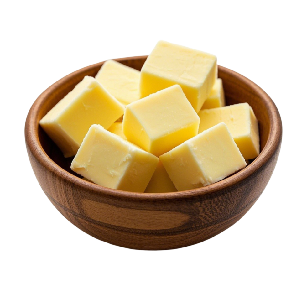 Cubes of Butter in Bowl png
