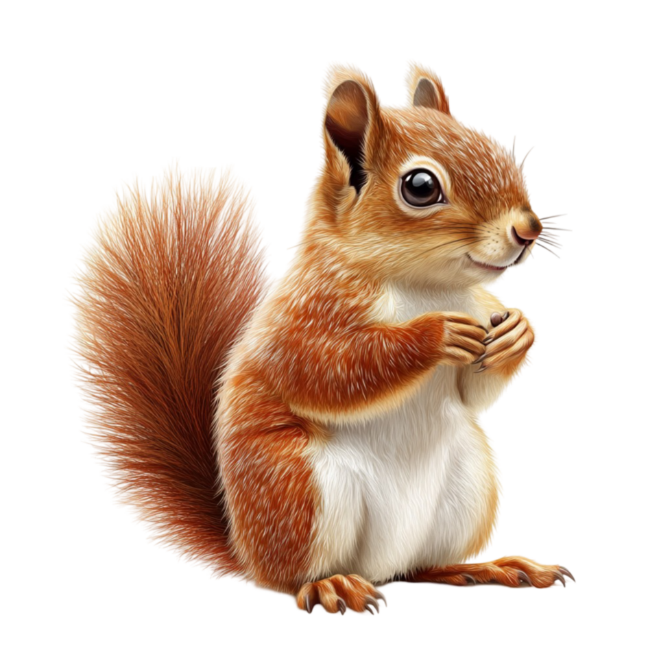 The Squirrel Standing png