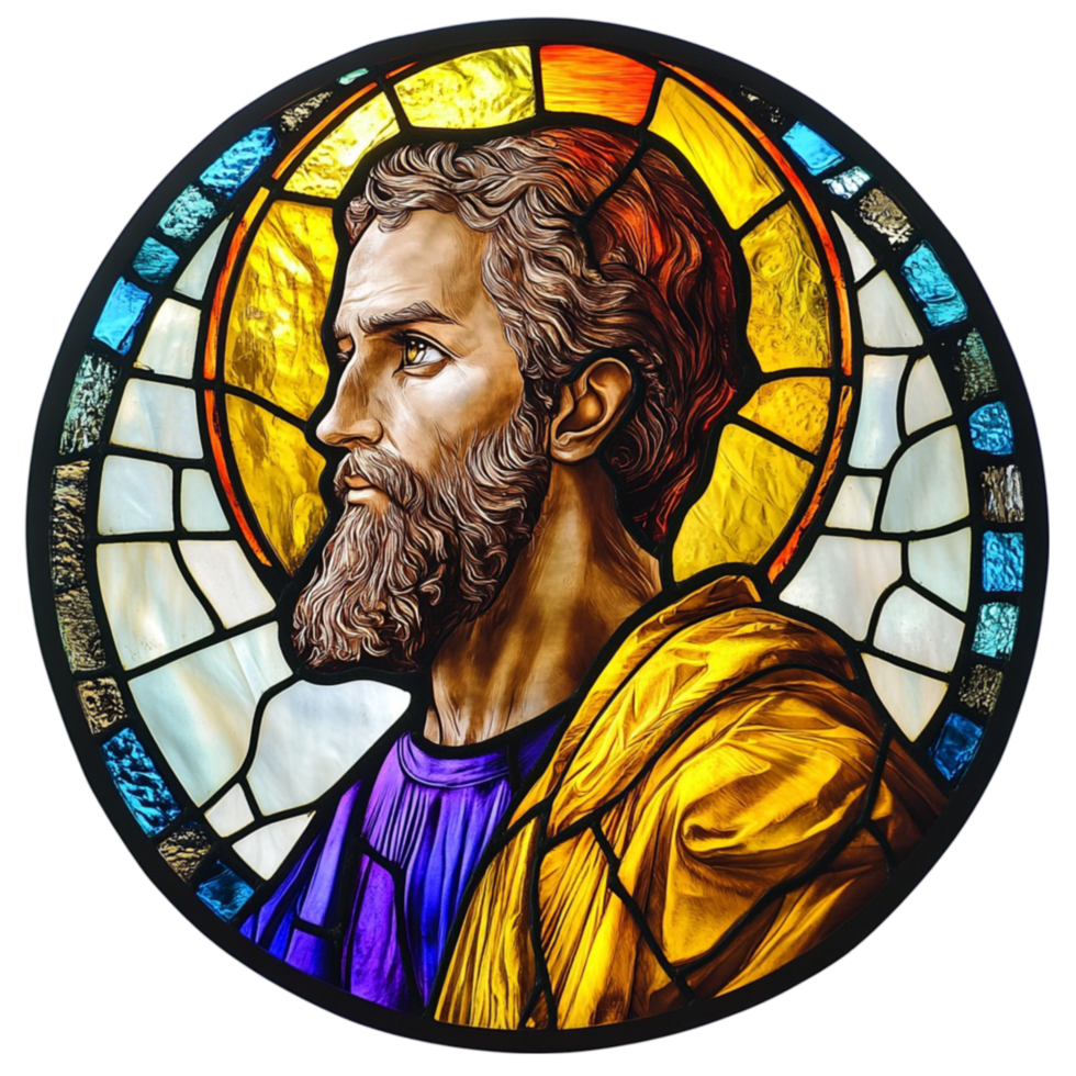 Stained Glass Apostle png
