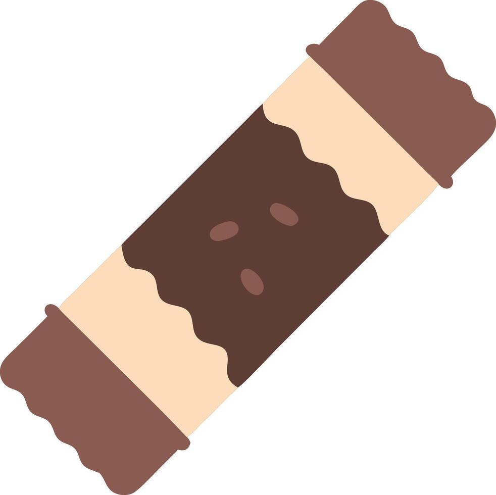 Chocolate and Vanilla Ice Cream Sandwich Illustration Dessert vector
