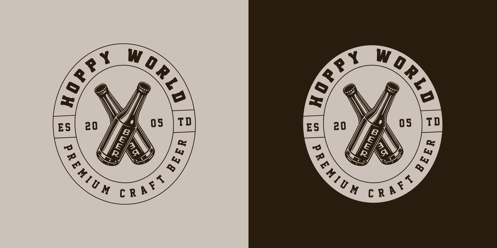 Two logos for a coffee shop, one with a cross and the other with a coffee cup vector