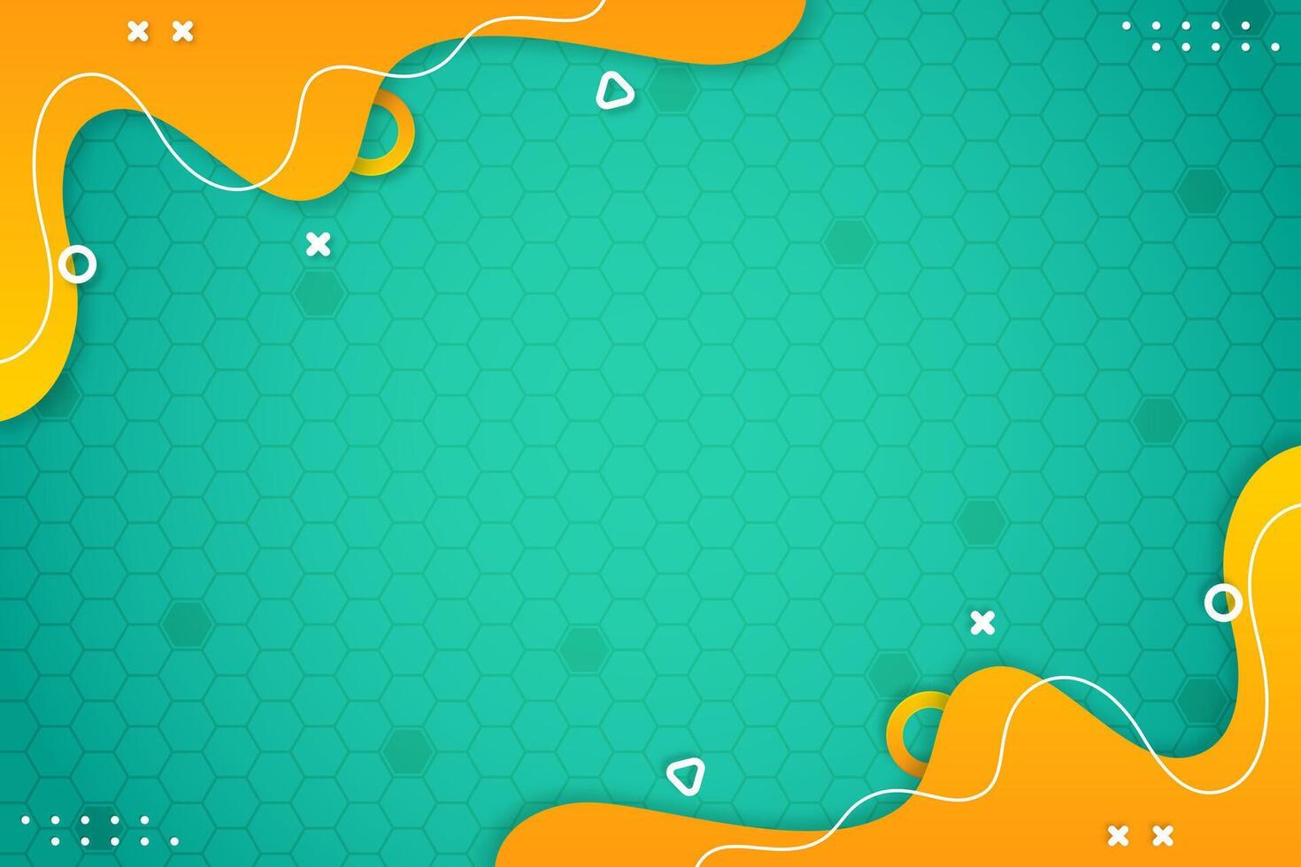 Gradient abstract geometric modern elegant design background with hexagon shape vector