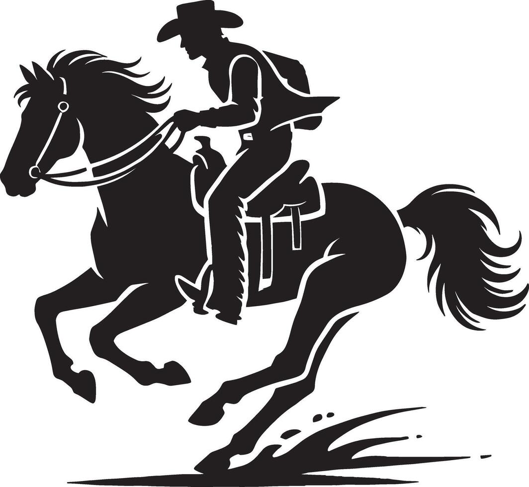Timeless cowboy shape icon on a crisp white background vector