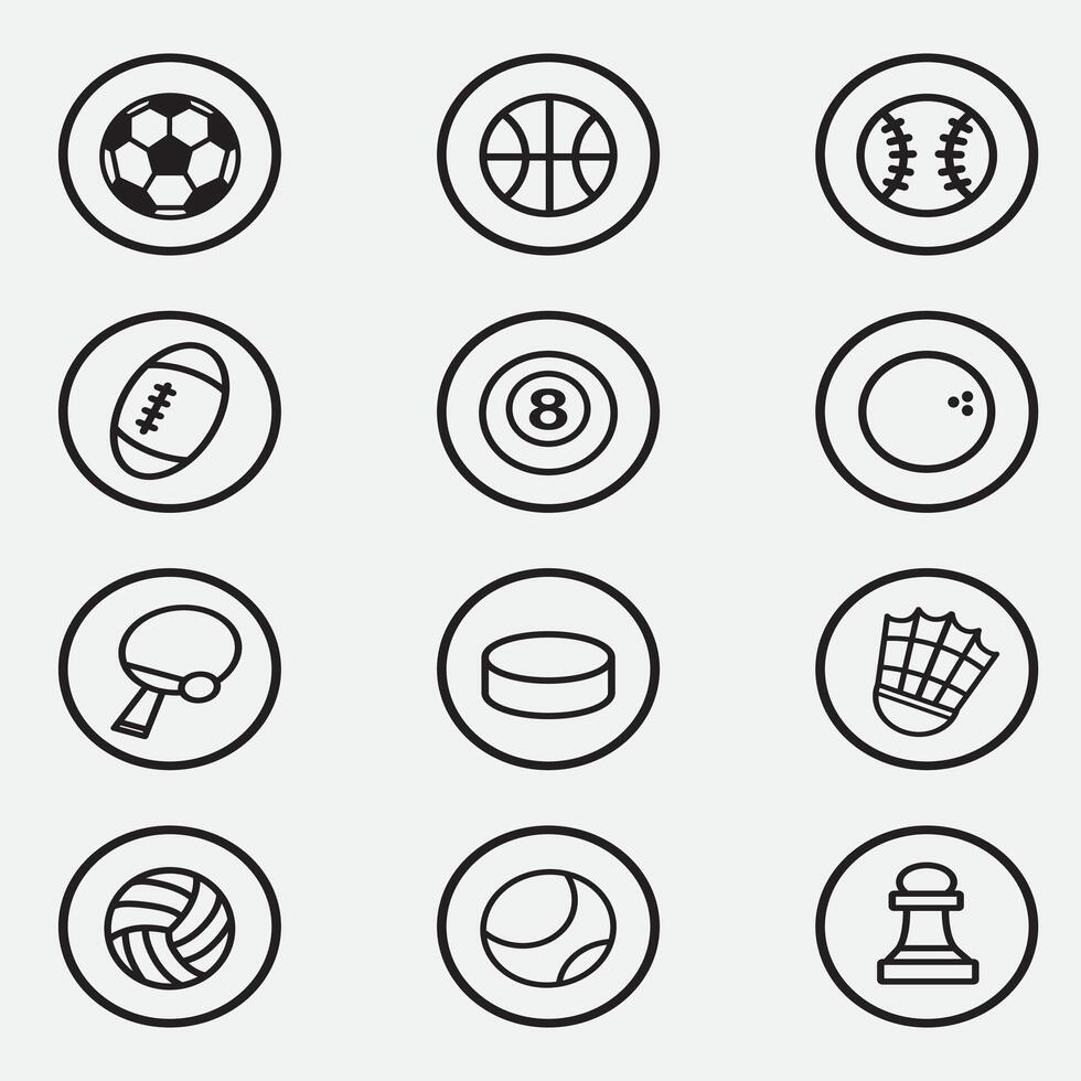 sport icon good for element design, sport equipment, ui design, web design, silhouette design, symbol etc vector