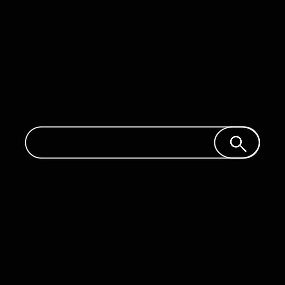 Search field Search bar illustration. vector
