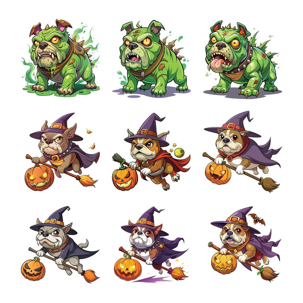 Unique Halloween Day featuring festive illustrations and line art for party decor or digital downloads. vector