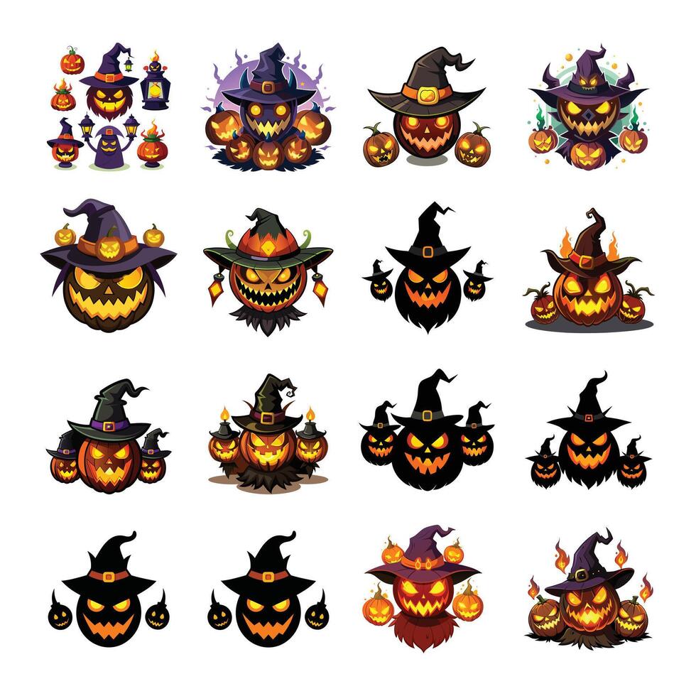 Stunning Halloween Day graphics featuring bats, ghosts, and trick-or-treat elements for custom prints or festive decor. vector