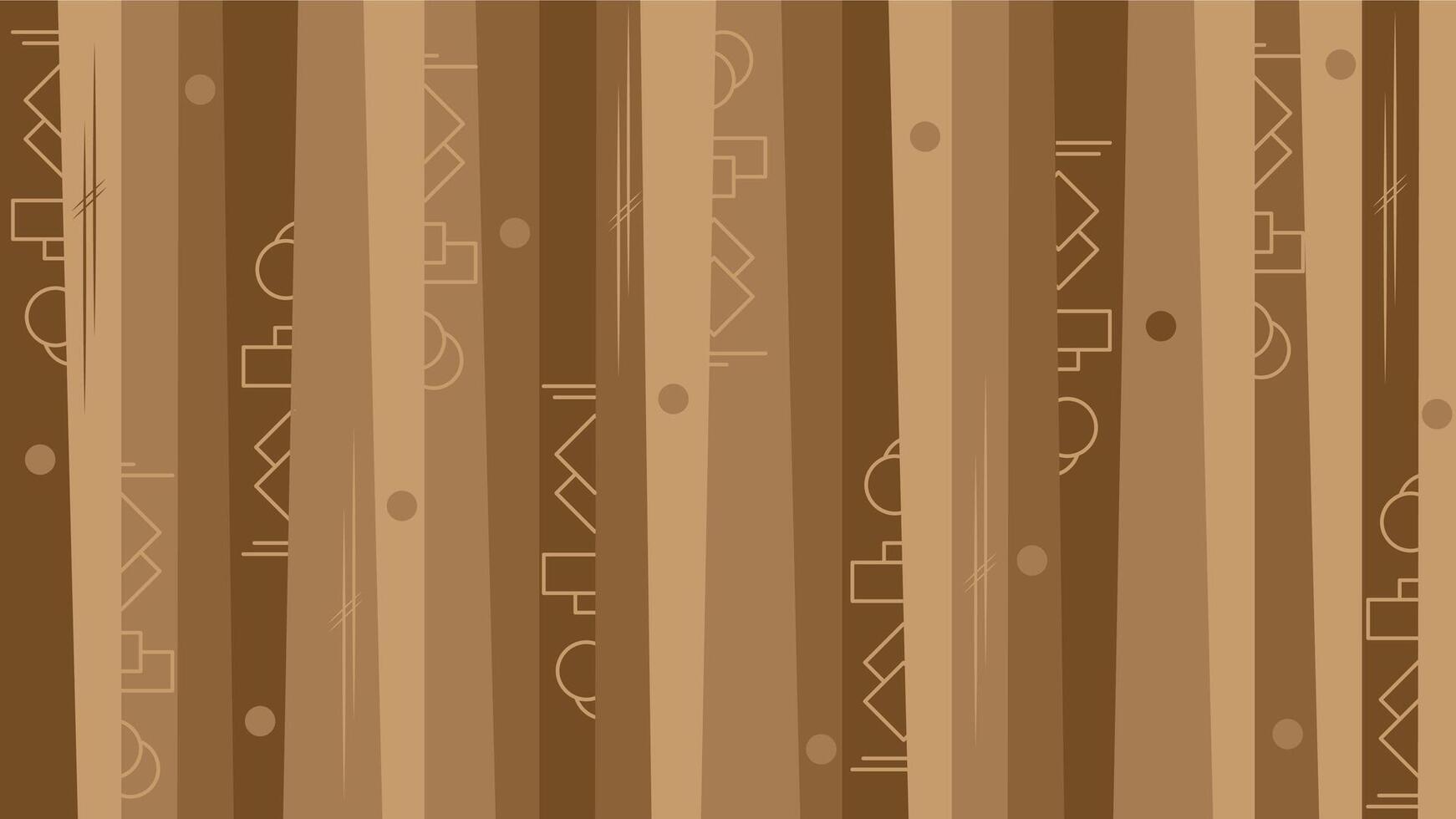 Abstract wooden brown color background illustration for multi use. vector