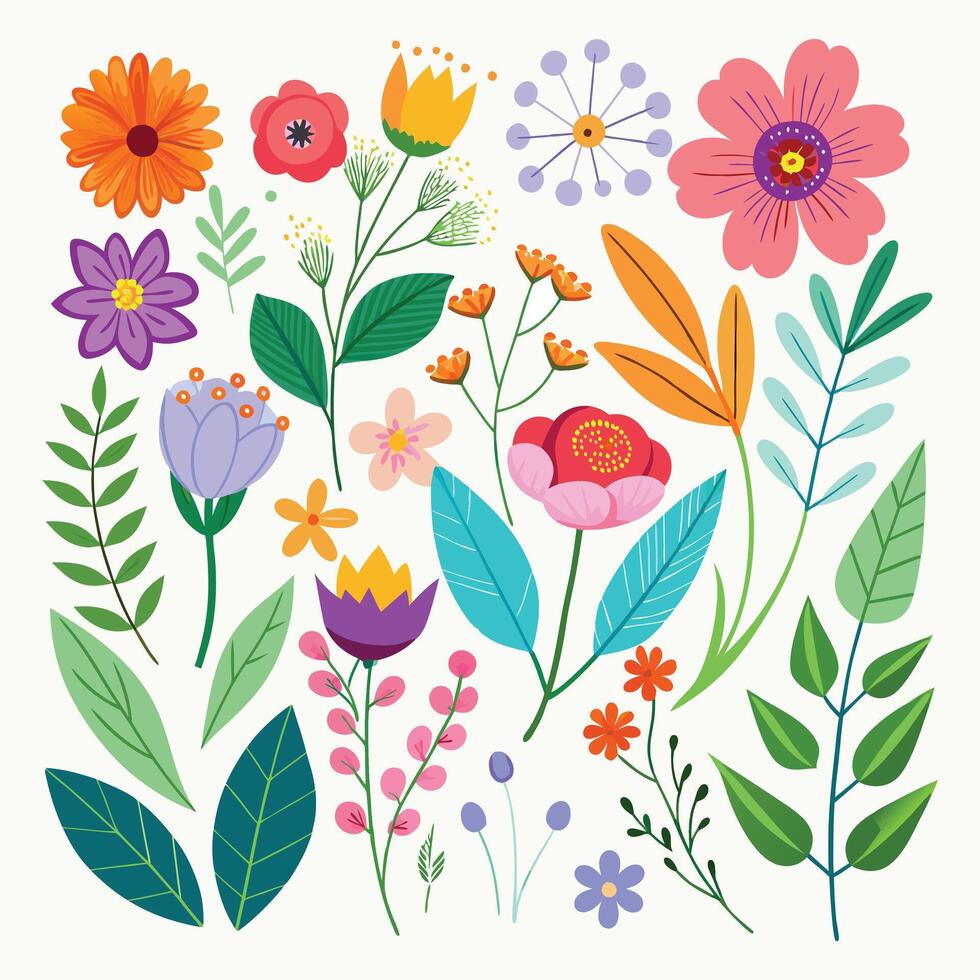 Blossoms of Elegance Exploring the Worlds Most Stunning Flowers vector