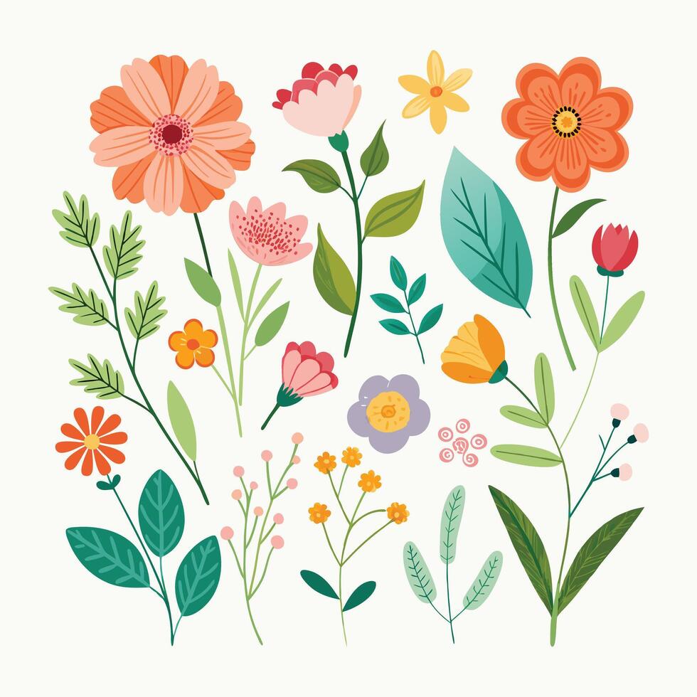 Flowers That Captivate with Their Scent vector