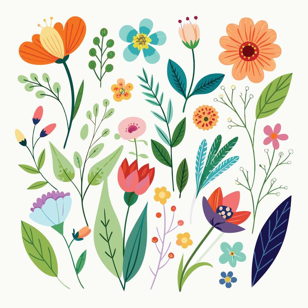The Language of Flowers Symbolism and Meaning Behind Popular Blooms vector