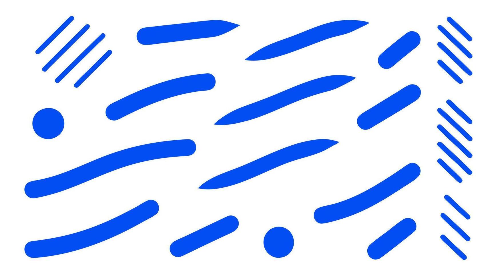 A blue and white pattern with lines and dots vector