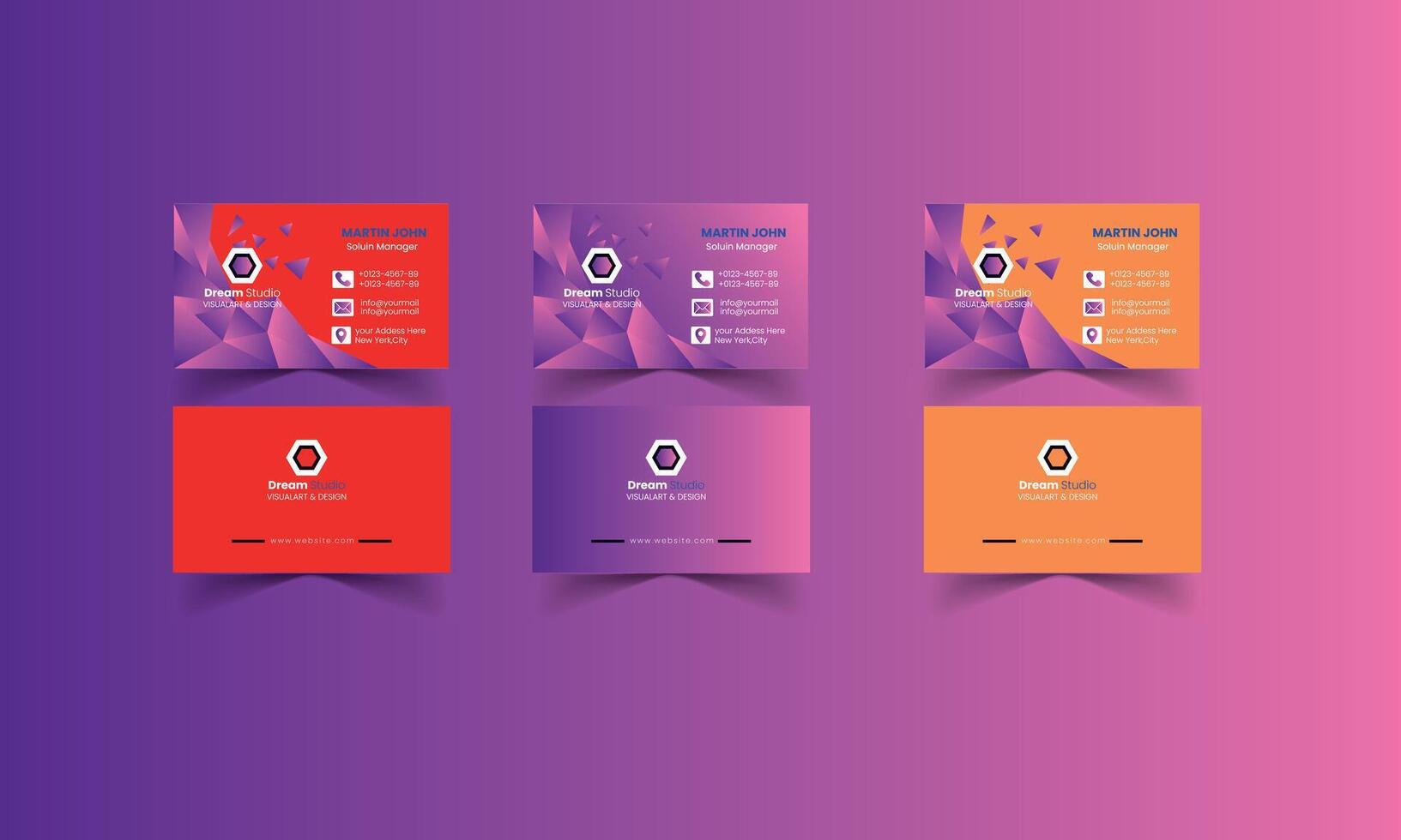 A Beautiful Business Card vector