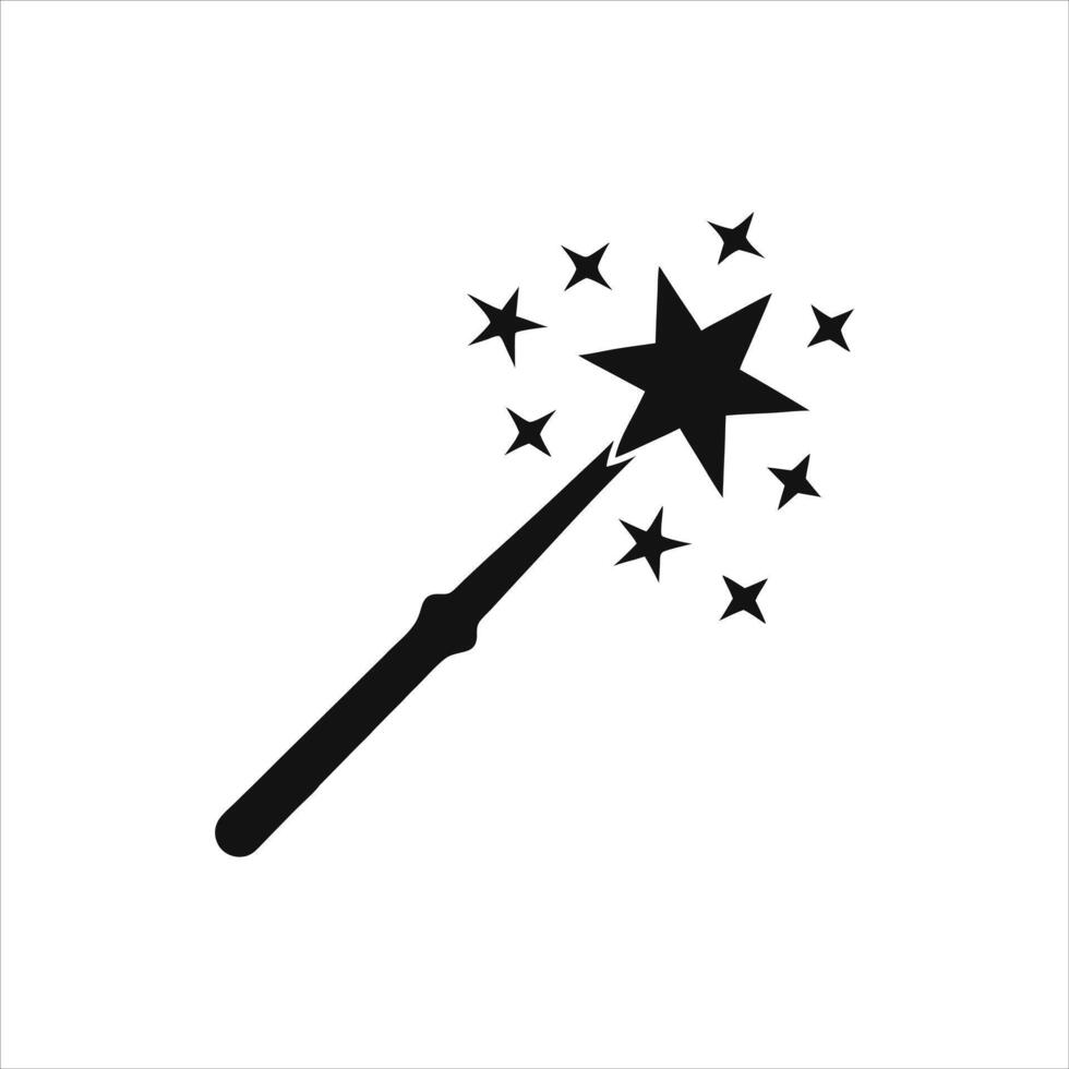magician stick clipart illustration vector