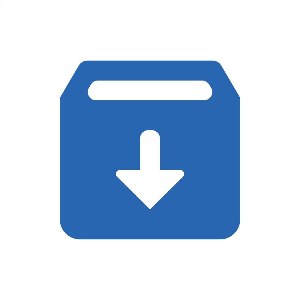 Downloading Update Icon Material Crisp vector