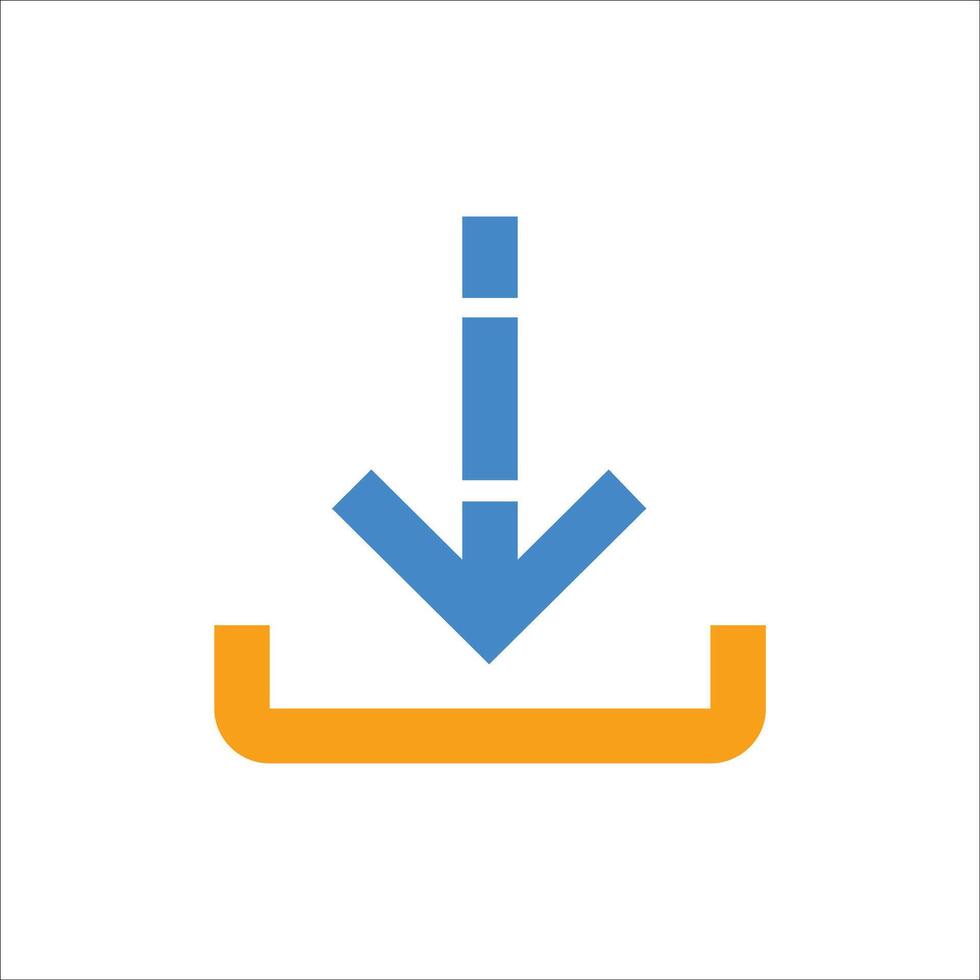 downloading PDF Icon Symbol vector