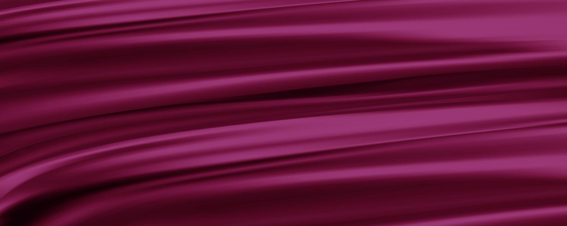 a purple silk fabric with waves background vector