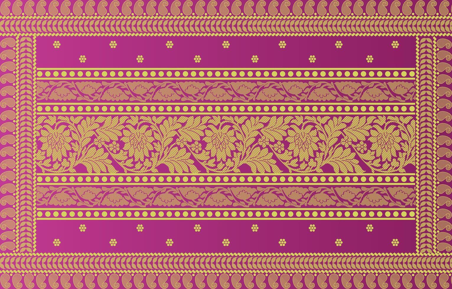 fancy indian style carpet vector