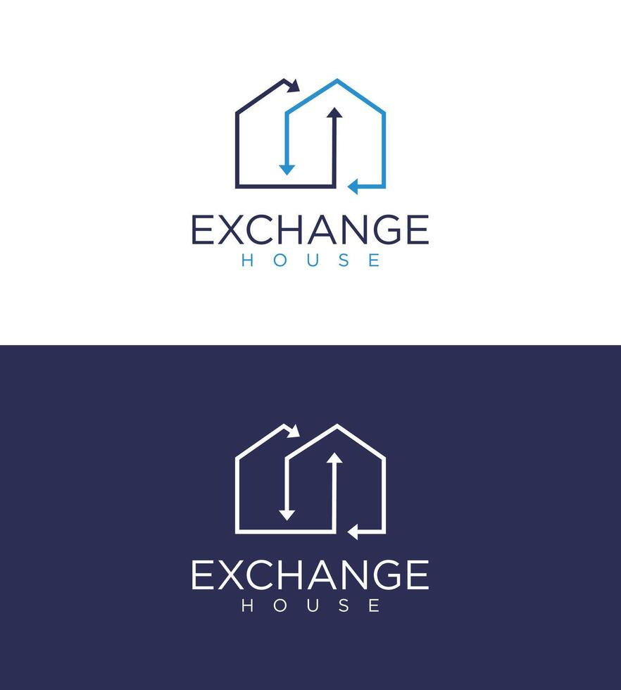 Logo design by kristina - entry no. 100 in the logo design contest exchange house vector