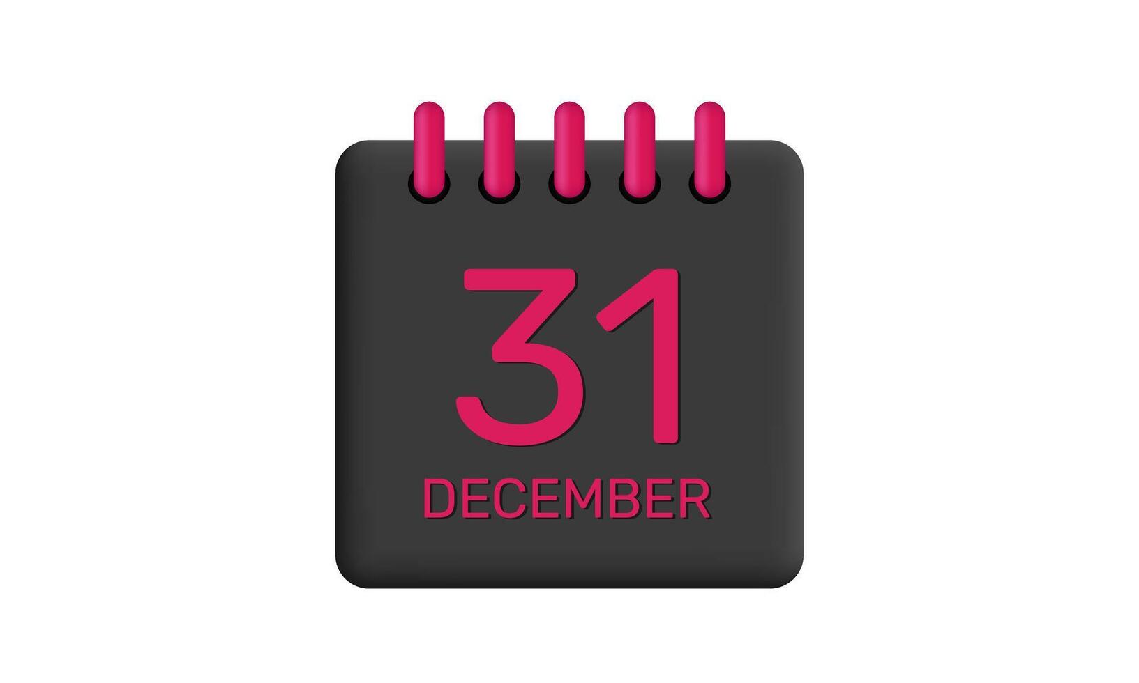 black Page calendar day month icon design on background vector