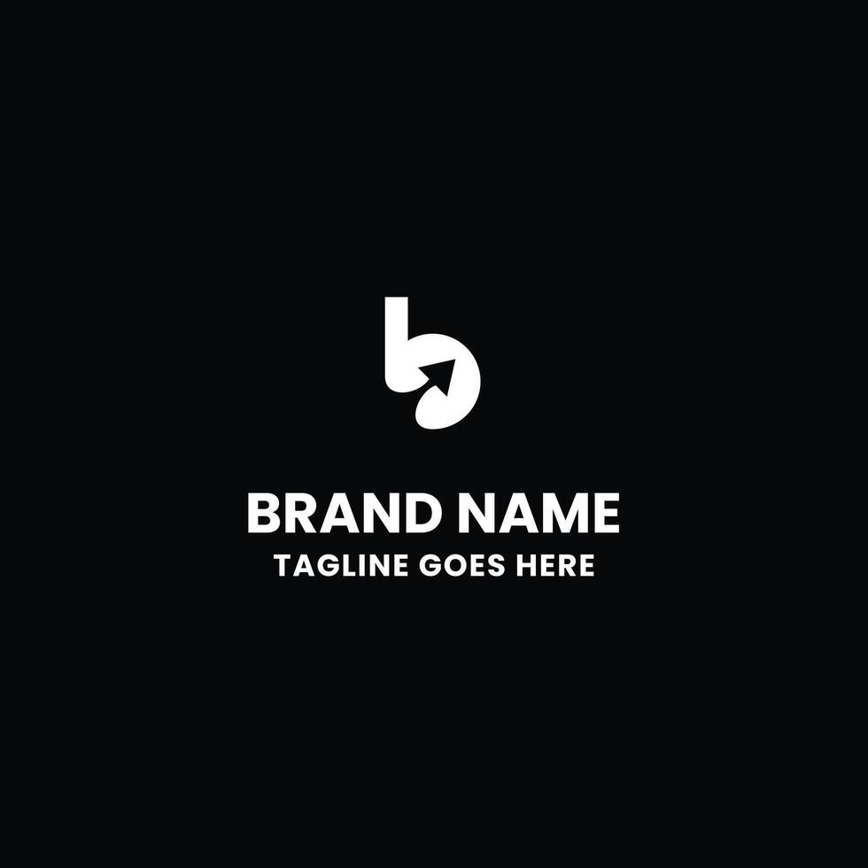 Letter B Creative Logo vector
