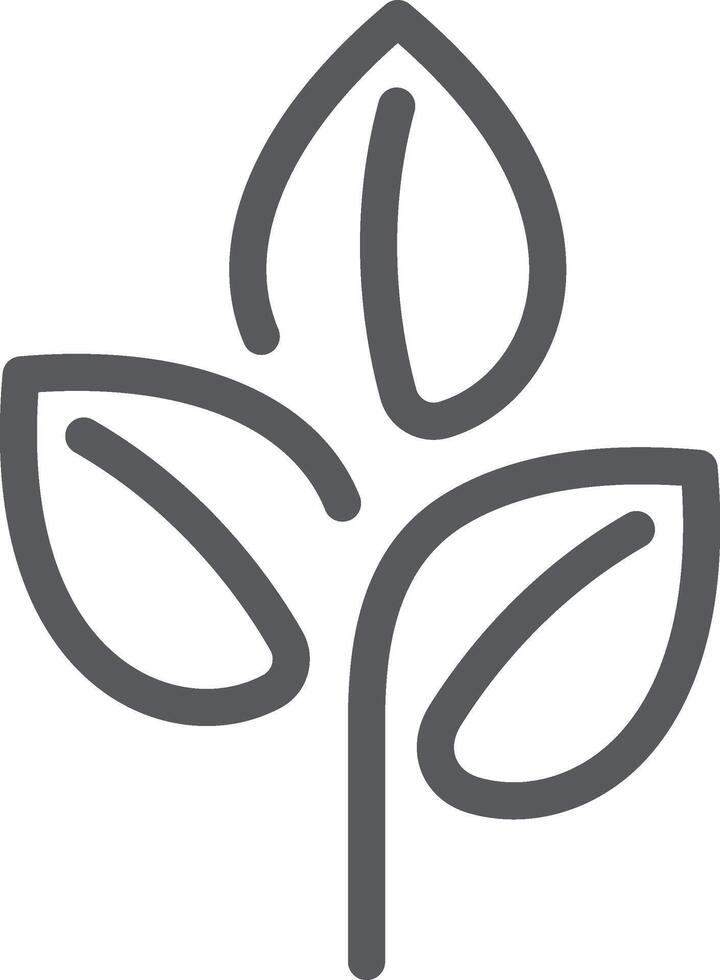Minimalist illustration showcasing growth, nature, and sustainability, perfectly suited for eco friendly projects and organic branding in modern design contexts vector
