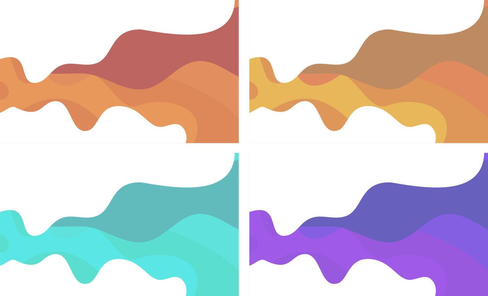 Interwoven Dynamics Abstract Landscapes vector
