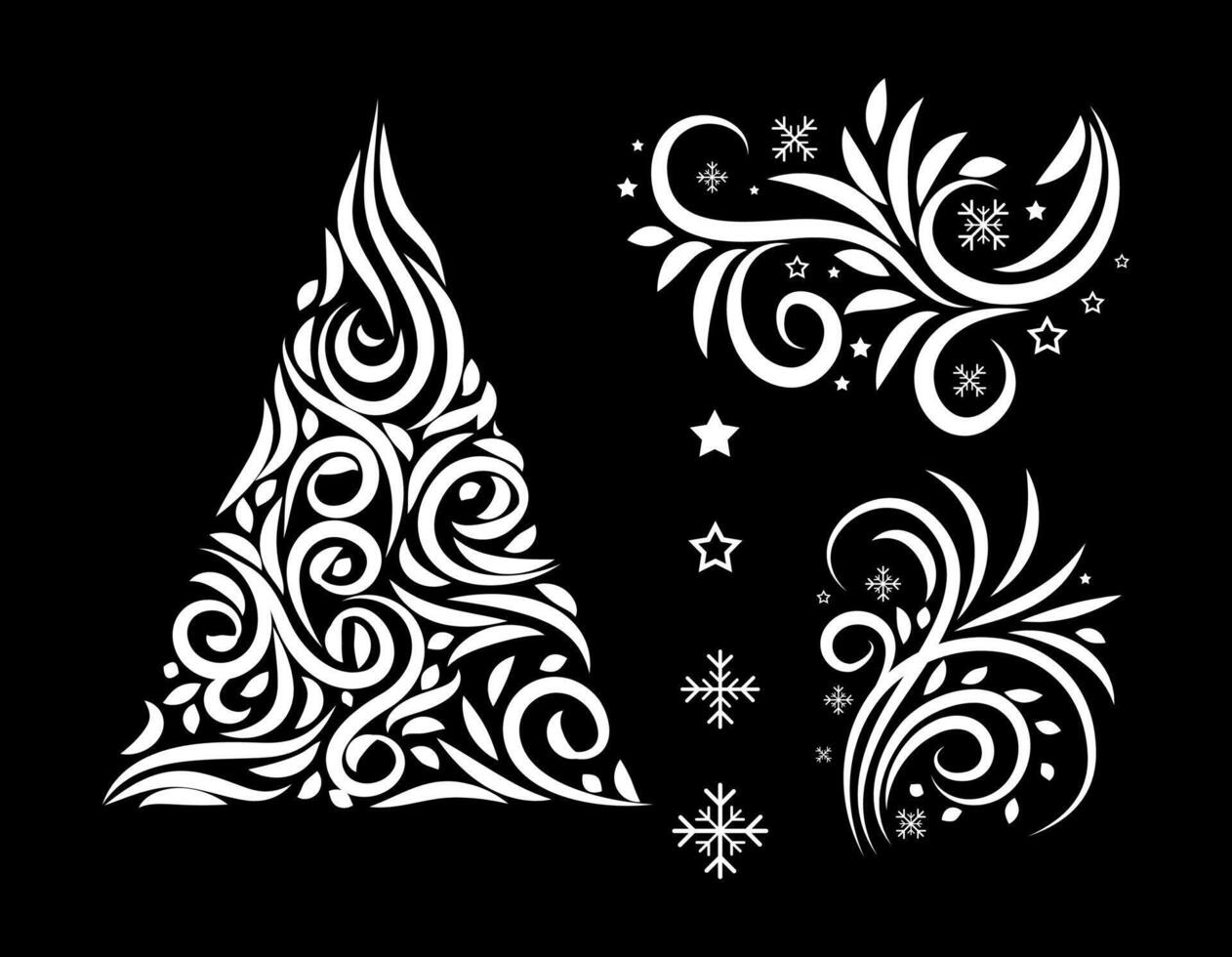 Vintage ornate frames, decorative ornaments. vector