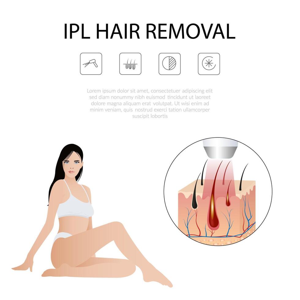 IPL LASER REMOVAL vector
