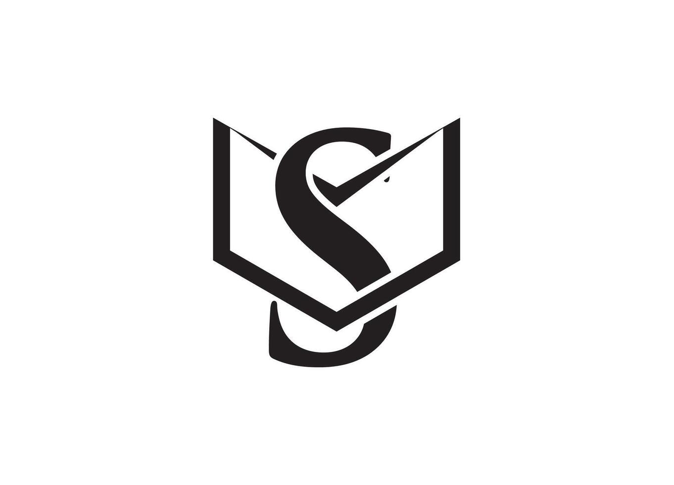 MS Letter Logo or Icon Design Image Template vector