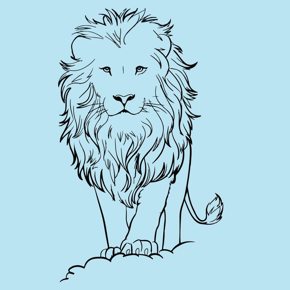 Lion Silhouette Collection vector