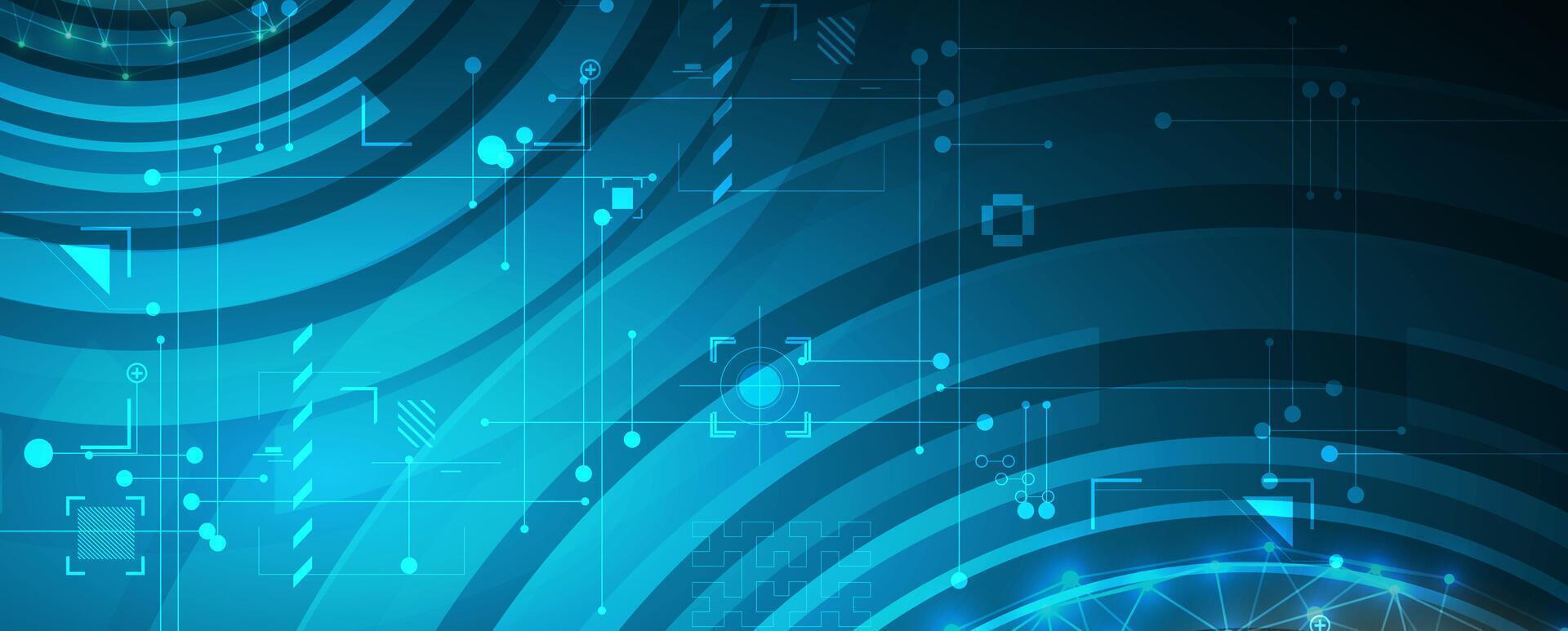 A futuristic background with a futuristic technology vector