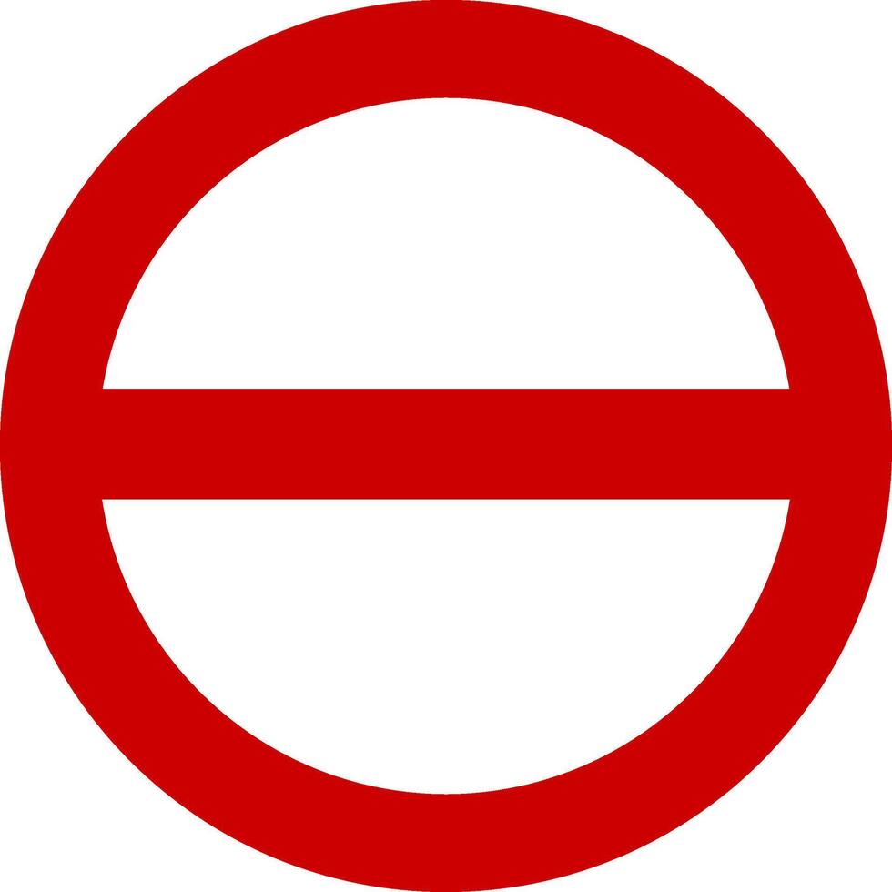 Prohibition circle sign. Prohibition Red icon. Ban symbol. Banned icon. Stop sign. Forbidden element illustration isolated on white background vector