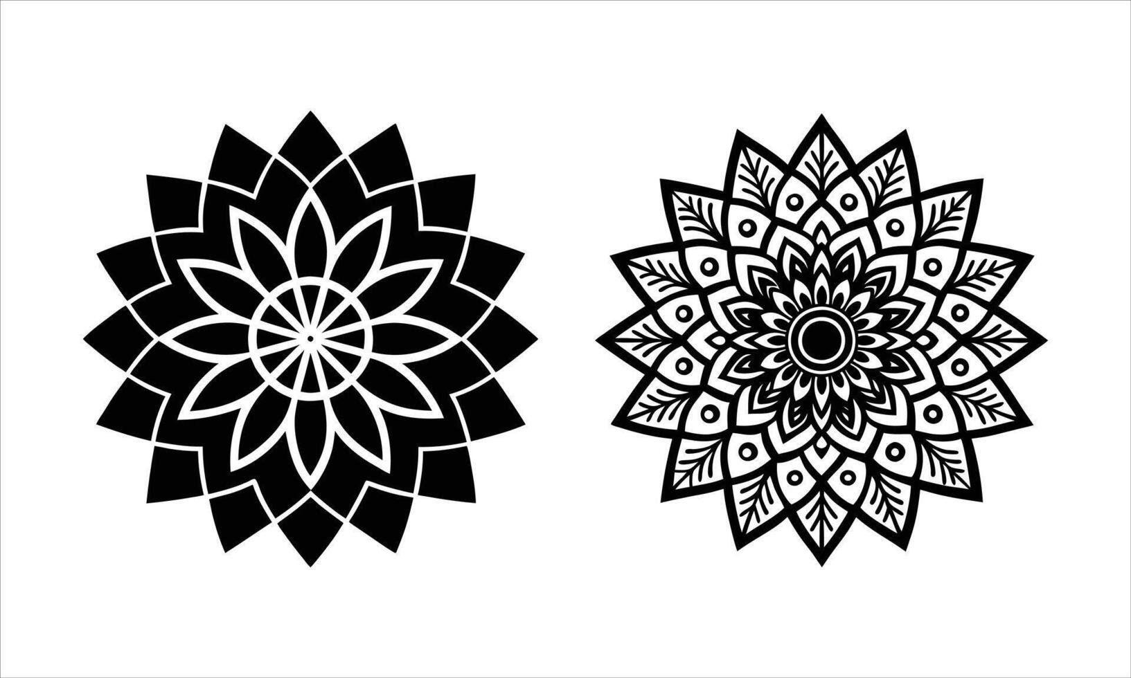Explore creativity Intricate Mandala Flower Coloring Page vector