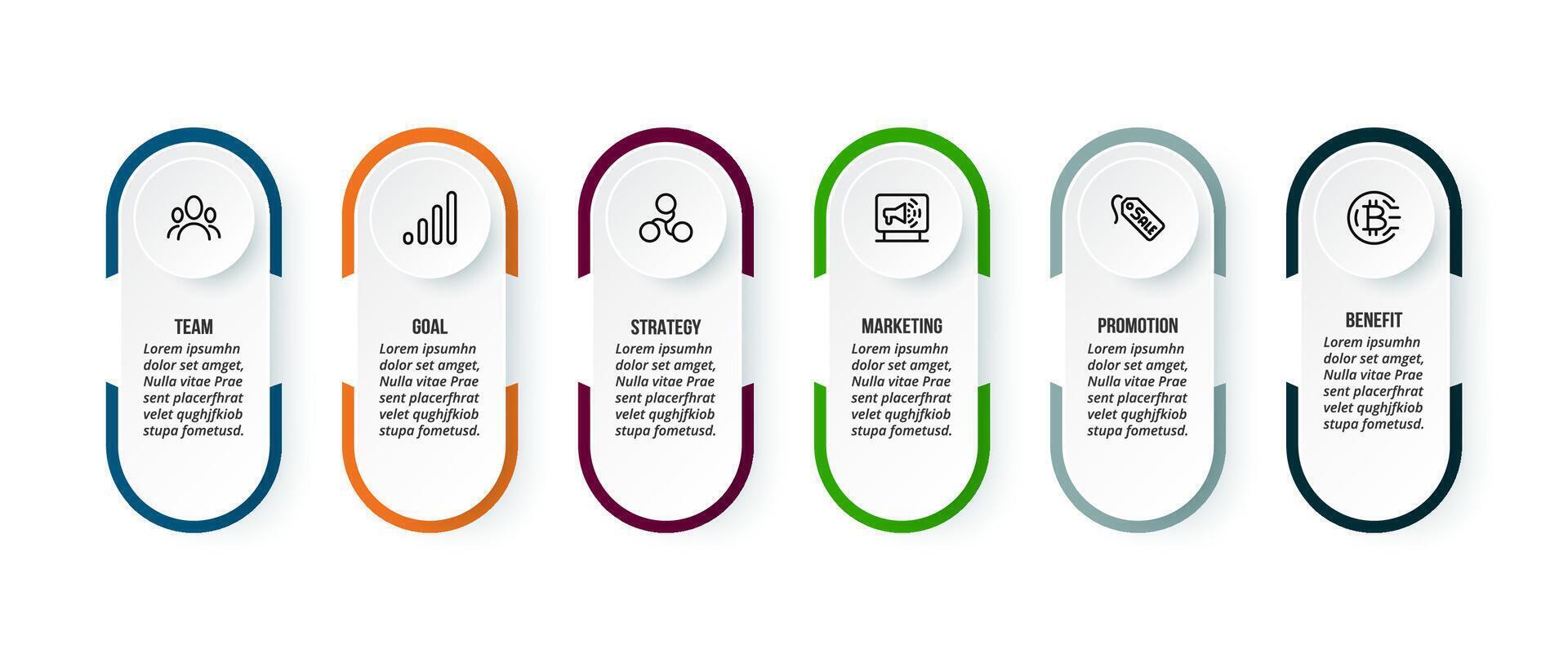 Infographic template for business presentation. vector
